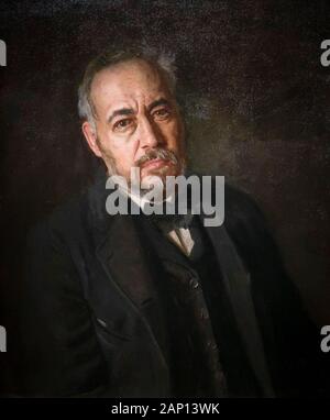 Thomas Eakins, (1844-1916), Self Portrait, painting, 1902 Stock Photo