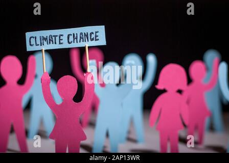 Washington, DC - April 29, 2017: Thousands of people attend the People's Climate March to stand up against climate change. Stock Photo