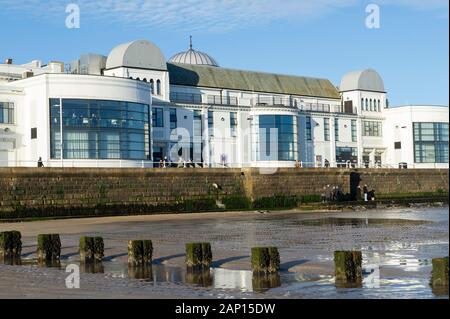 Bridlington Spa Theatre & Events Venue on the promenade in Bridlington, East Yorkshire Stock Photo