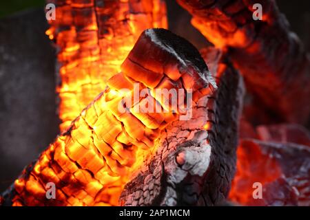 Place to warm up with friends Stock Photo