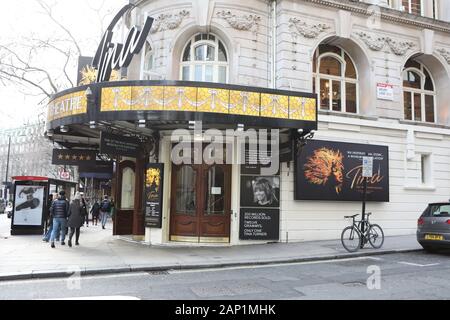 The Aldwych Theatre showing posters from the production Tina Turner in London. PA Photo. Picture date: Friday January 17, 2020. Photo credit should read: Luciana Guerra/PA Wire Stock Photo