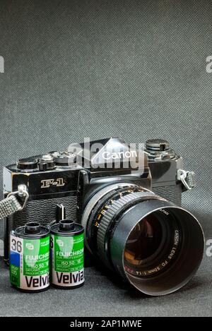 Canon F1 35MM Film Camera.