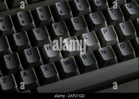 The word "help" displayed on the computer keyboard Stock Photo