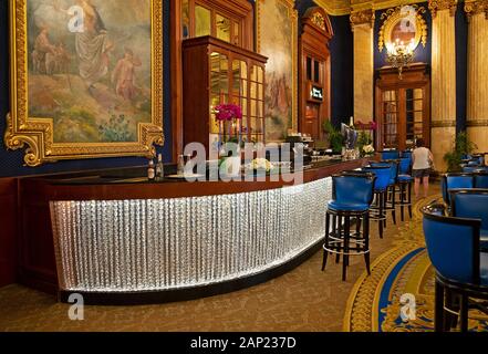 interior view inside monte carlo casino monaco Stock Photo