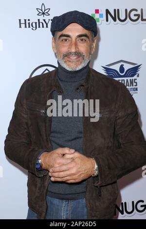Heroes' Harvest Fundraiser for Veterans presented by Battle Brothers Foundation, In Home Harvest, and Veterans Cannabis Coalition at Bootsy Bellows in West Hollywood, California on December 19, 2019 Featuring: Navid Negahban Where: Los Angeles, California, United States When: 19 Dec 2019 Credit: Sheri Determan/WENN.com Stock Photo