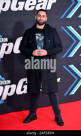 Yianni Charalambous attending the Top Gear Season 28 Premiere held at Odeon Leicester Square, London. Stock Photo