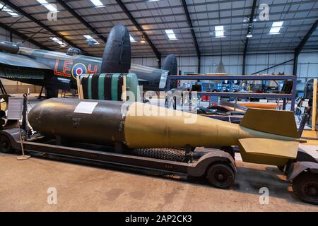 Lincolnshire Aviation Heritage Centre Interior With The Lancaster ...