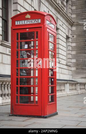 Historic phonebox in London. Stock Photo