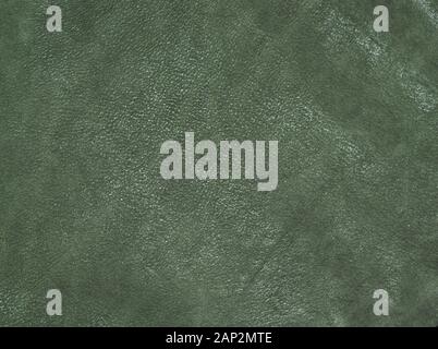 Green suede leather Stock Photo