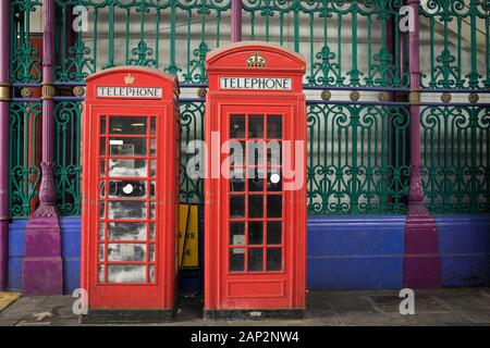 Historic phonebox in London. Stock Photo