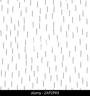 Abstract seamless pattern with hand drawn lines on white background. Simple abstract pattern background for interrior, textile design, paper craft Stock Vector