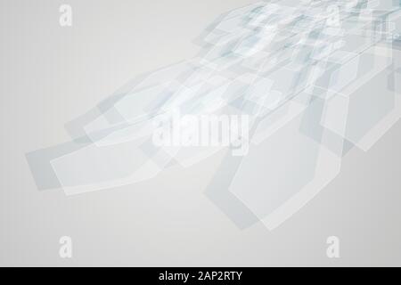Abstract tech design of hexagonal pattern technology background. Use for ad, poster, artwork, template design. illustration vector eps10 Stock Vector