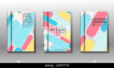 Minimal cover design. vector illustration. New texture for your design. Stock Vector