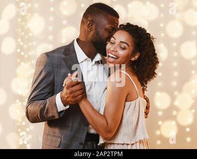 Elegant Red and Black Matching Outfits for Couples