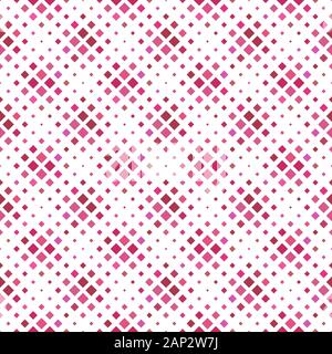 Abstract diagonal square pattern background - geometrical colorful vector design from squares Stock Vector
