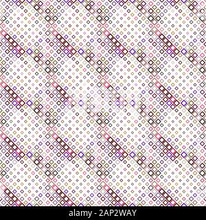 Seamless square pattern background - geometrical abstract vector graphic design from diagonal squares Stock Vector