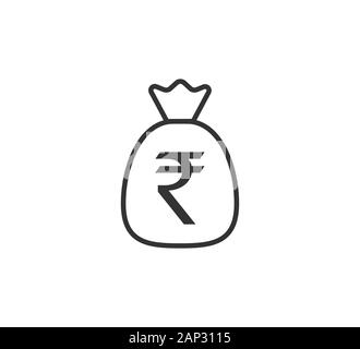 Vector illustration of Indian Rupee symbol Stock Vector Image & Art - Alamy