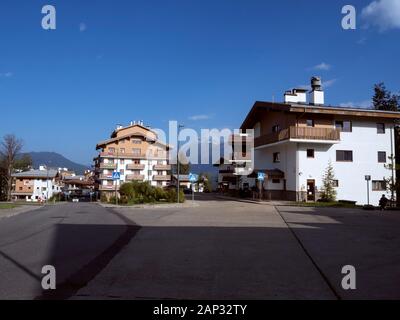 Hotels in Rosa Khutor Krasnaya Polyana Sochi on 09/01/2018 Stock Photo