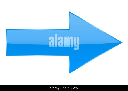 Blue arrow Stock Vector