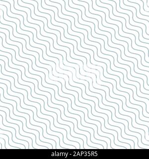 Sea wave pattern with simple water lines and brush strokes. icons of ...