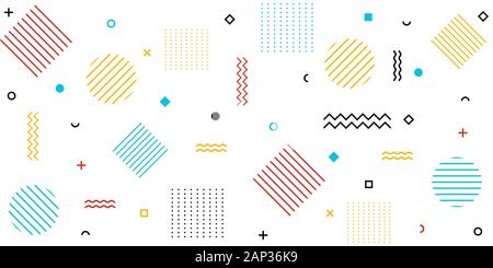 Abstract geometric shapes pattern background. Vector eps10 Stock Vector