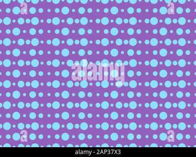Dotted pop art seamless pattern in 1960s style. Background for brochures, promotional material and wallpaper. Vector illustration Stock Vector
