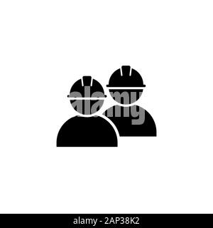 Workers icon symbol simple design. Vector eps10 Stock Vector
