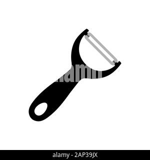 Vegetable peeler icon simple design. Vector eps10 Stock Vector