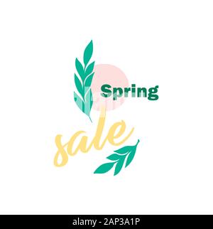 Autumn sale stylish vector template. Stock Vector