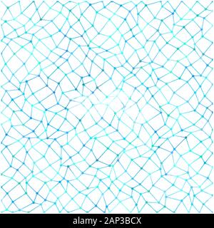 Abstract irregular polygonal grid pattern background - vector illustration Stock Vector