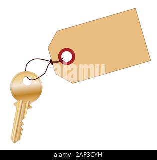 A brown Paper Made In Amrica Tag Stock Vector