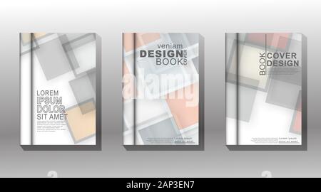 Set minimal cover design. Modern vector template background. New texture for your design. Stock Vector