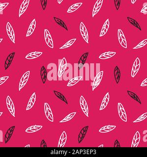 Abstract Botanical Leaf seamless Pattern for fashion prints, backgrounds, websites, wallpaper, crafts Stock Vector