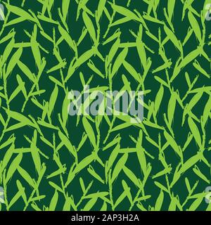 Abstract Botanical Leaf seamless Pattern for fashion prints, backgrounds, websites, wallpaper, crafts Stock Vector