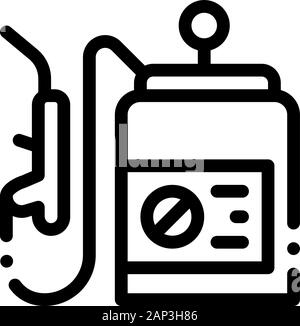 Spray Equipment Icon Vector Outline Illustration Stock Vector