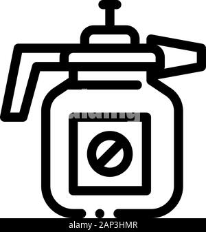 Atomizer Tool Icon Vector Outline Illustration Stock Vector