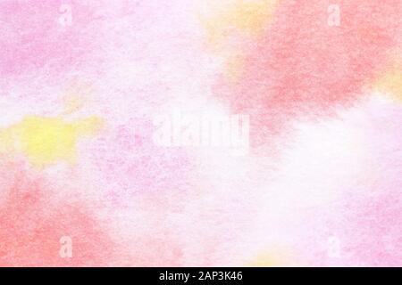 Designed abstract background with pale watercolor elements Stock Photo