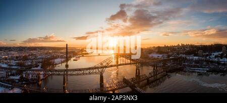 New Westminster, Vancouver, British Columbia, Canada. Stock Photo