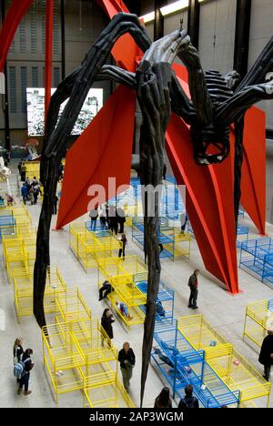 TH.2058, a 2008 installation by Dominique Gonzalez-Foerster within the Unilever Series at Tate Modern, London, England Stock Photo