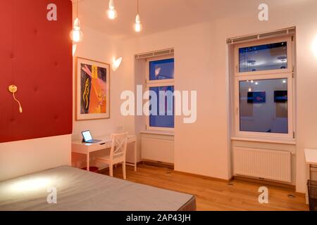 Wien, moderne Kleinwohnung - Vienna, Modern Small Apartment Stock Photo