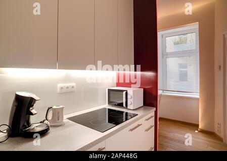 Wien, moderne Kleinwohnung - Vienna, Modern Small Apartment Stock Photo