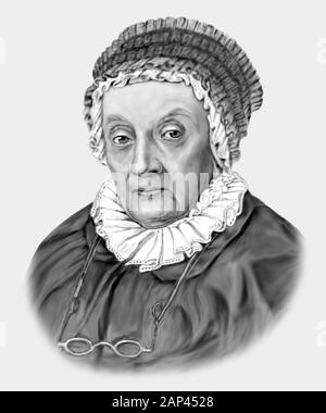 Caroline Lucretia Herschel (1750 – 1848) German Astronomer Stock Photo ...