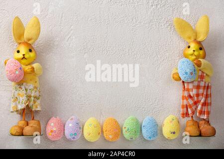 bunny ears, flowers , background royalty, happy easter, green grass, egg hunt, seamless pattern, white background Stock Photo