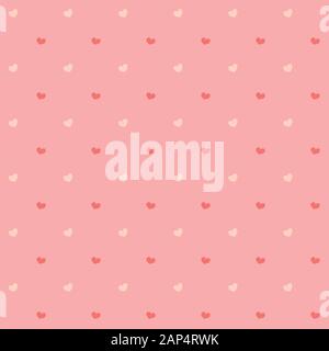 Seamless pattern with figures of hearts. Abstract romantic background for textile, fabric, design, web. Stock Vector