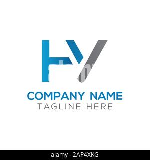 letter HY Logo Design Vector Template. Initial Linked Letter HY Vector Illustration Stock Vector