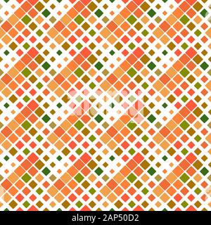 Diagonal square pattern background - geometrical abstract vector graphic design Stock Vector