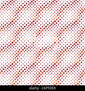 Diagonal rounded square pattern background - abstract colorful vector design Stock Vector