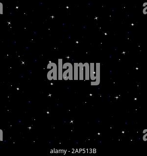 Starry sky background. Flat vector. Starry sky background. Flat vector Stock Vector