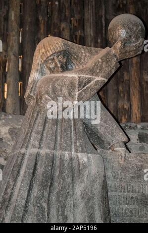 Captures from the Salt Mines in Poland Stock Photo