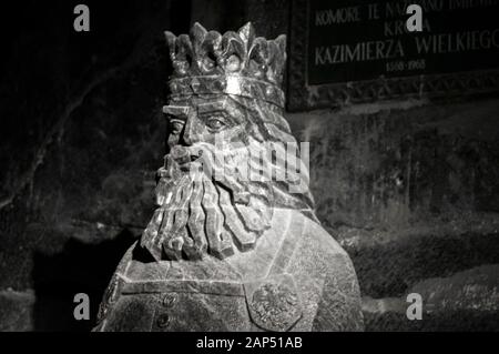 Captures from the Salt Mines in Poland Stock Photo